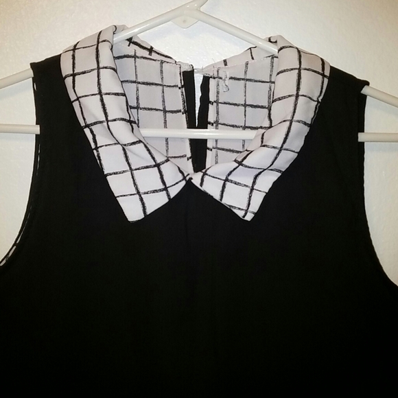 Layered Plaid Tunic Size M - Picture 2 of 5